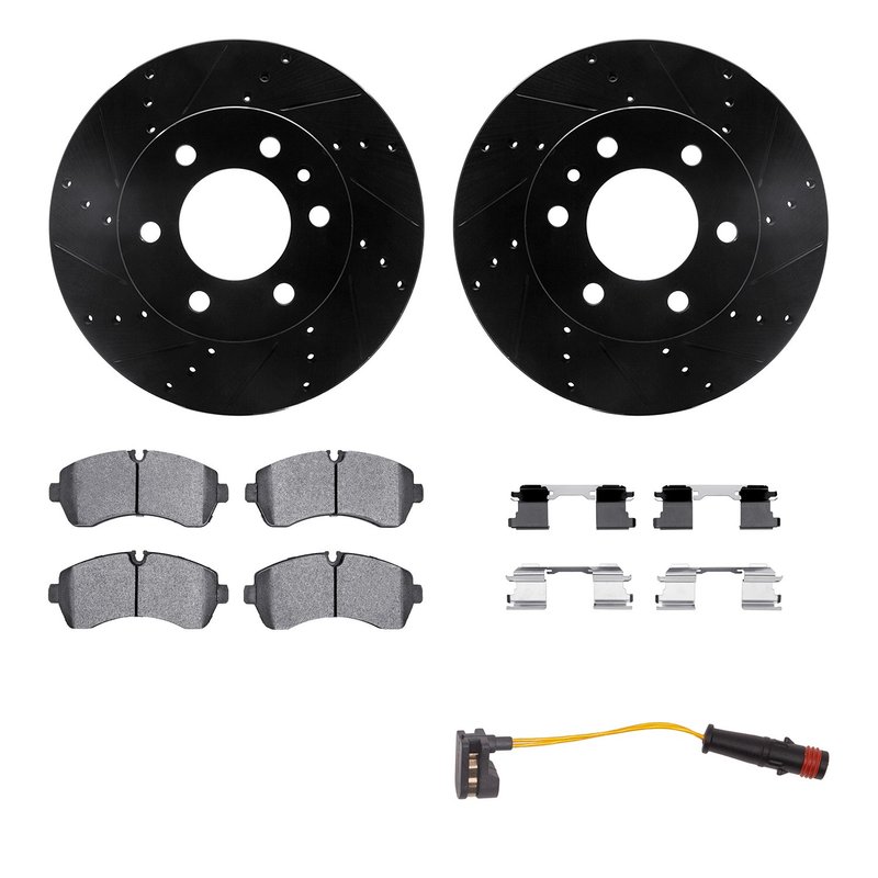 Dynamite Friction 8222-40011 Disc Brake Kit - Front