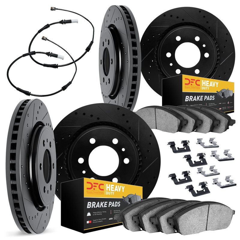 Dynamite Friction 8224-40011 Disc Brake Kit - Front and Rear
