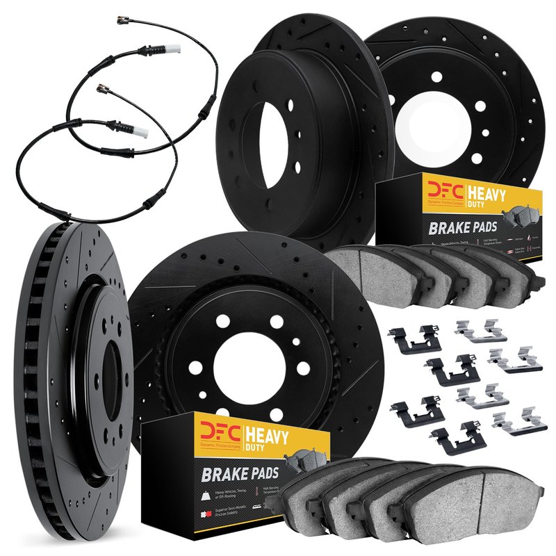 Dynamite Friction 8224-40013 Disc Brake Kit - Front and Rear