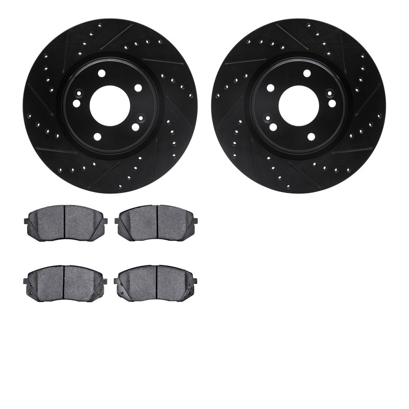 Dynamic Friction 8302-03044 Disc Brake Kit - Front