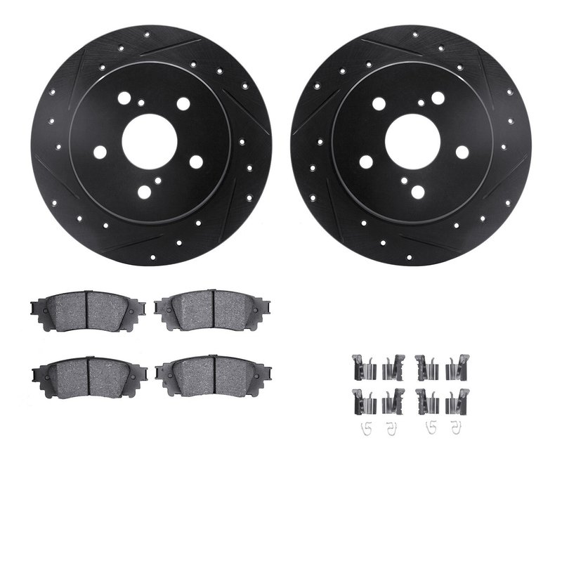 Dynamite Friction 8312-75034 Disc Brake Kit - Rear