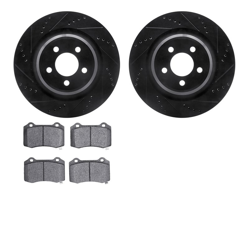 Dynamite Friction 8402-39002 Disc Brake Kit - Rear