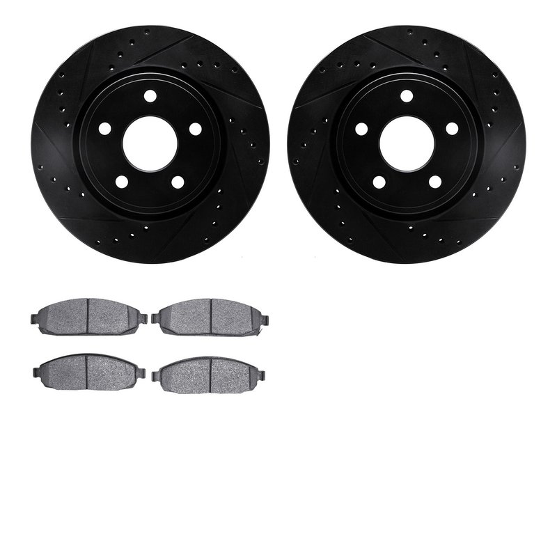 Dynamite Friction 8402-42001 Disc Brake Kit - Front
