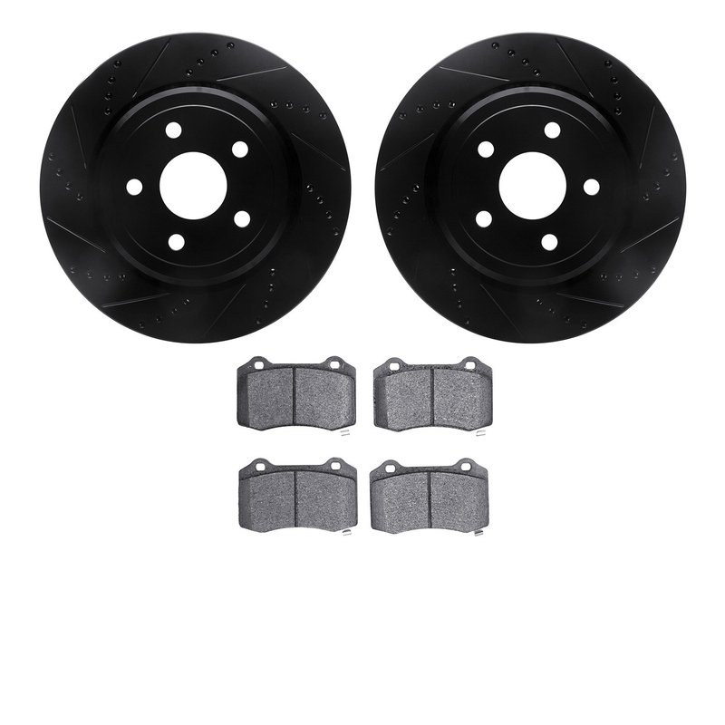 Dynamite Friction 8402-42010 Disc Brake Kit - Rear