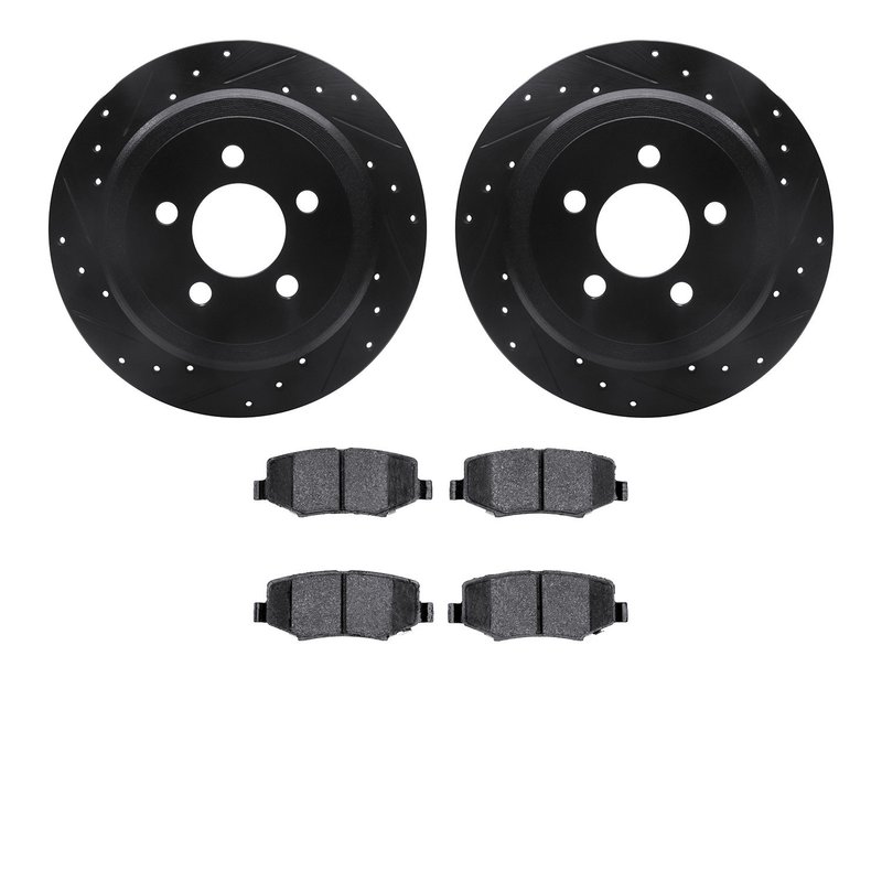 Dynamite Friction 8402-42024 Disc Brake Kit - Rear