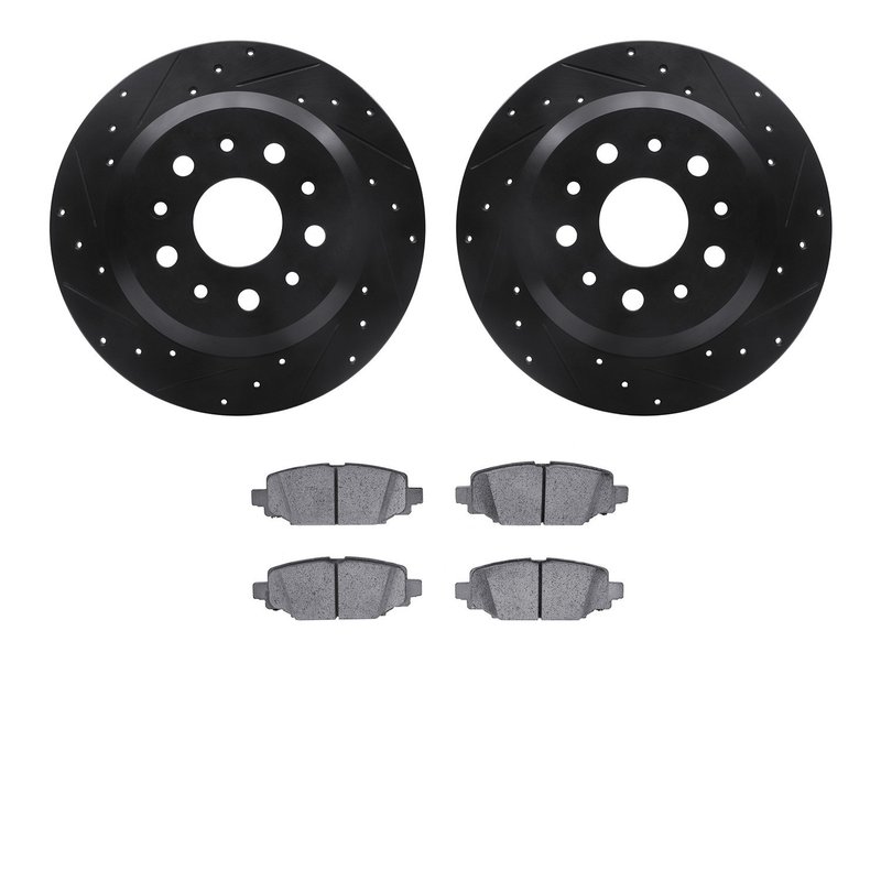 Dynamite Friction 8402-42042 Disc Brake Kit - Rear