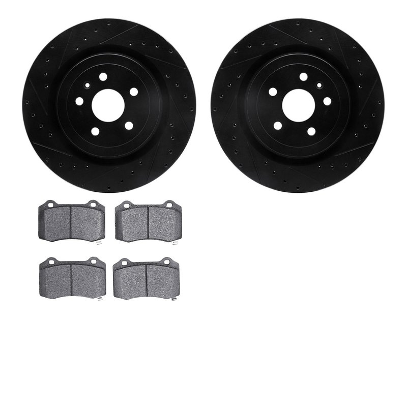 Dynamite Friction 8402-47008 Disc Brake Kit - Rear