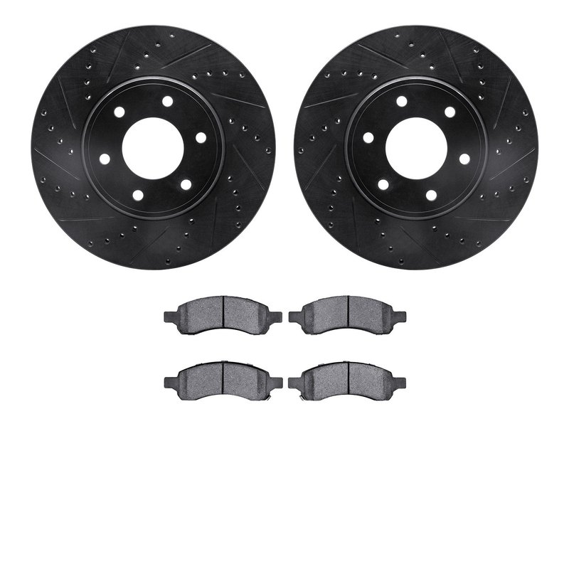 Dynamite Friction 8402-47014 Disc Brake Kit - Front