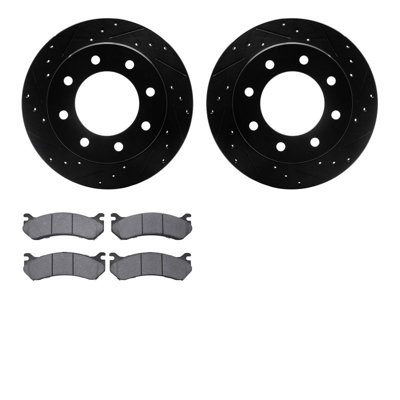 Dynamite Friction 8402-48025 Disc Brake Kit - Rear