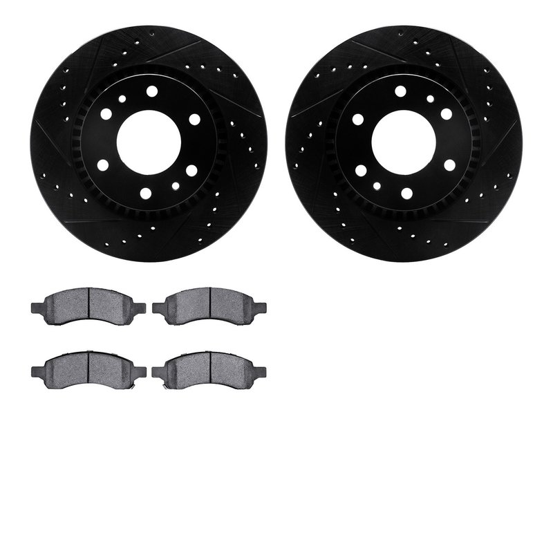 Dynamite Friction 8402-48037 Disc Brake Kit - Front