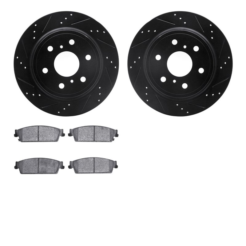 Dynamite Friction 8402-48038 Disc Brake Kit - Rear