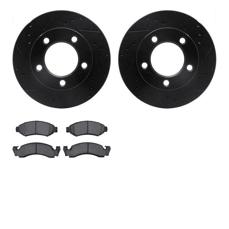 Dynamite Friction 8402-54009 Disc Brake Kit - Front