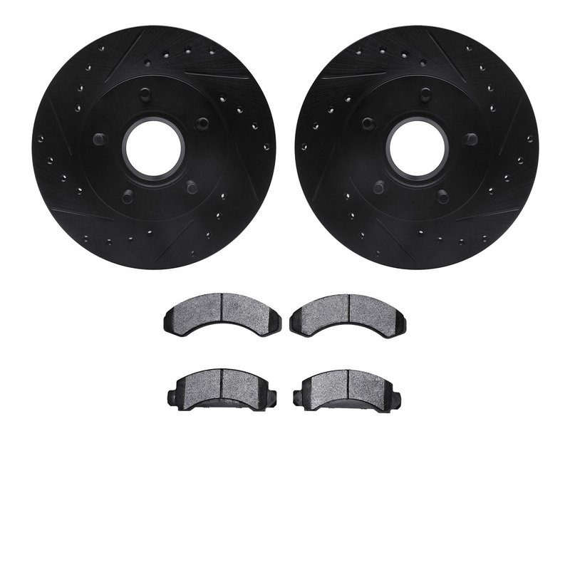Dynamite Friction 8402-54012 Disc Brake Kit - Front
