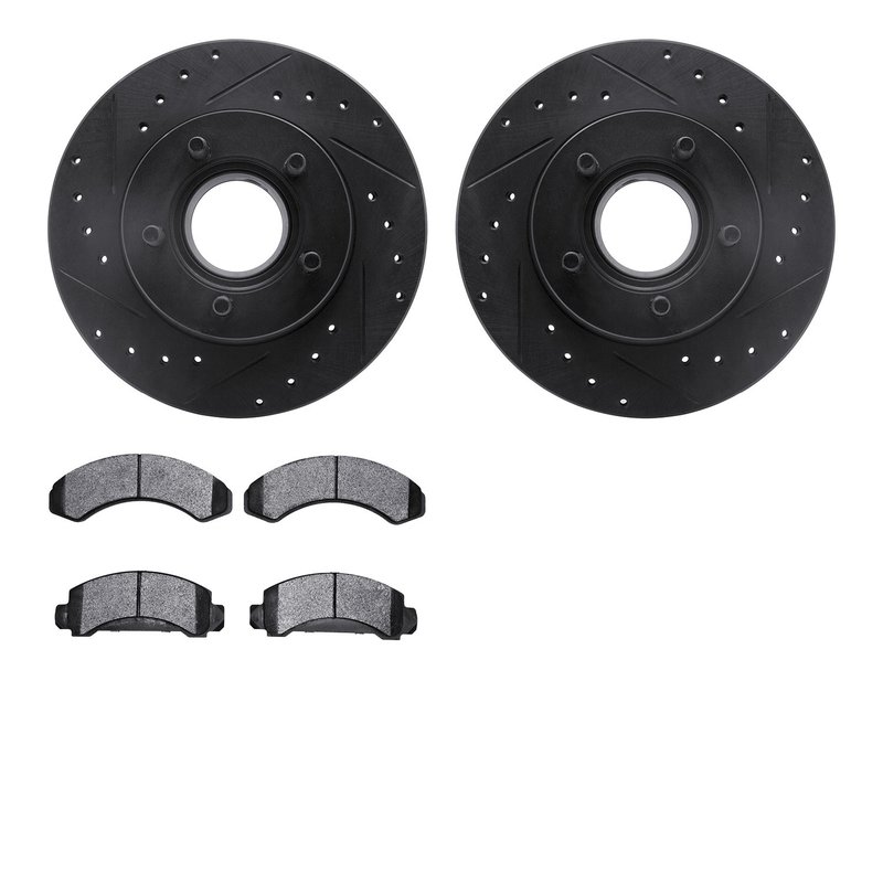 Dynamite Friction 8402-54016 Disc Brake Kit - Front