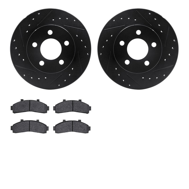 Dynamic Friction 8402-54032 Disc Brake Kit - Front