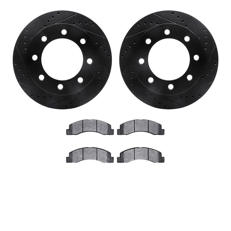 Dynamite Friction 8402-54043 Disc Brake Kit - Front