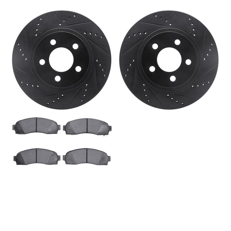 Dynamite Friction 8402-54058 Disc Brake Kit - Front