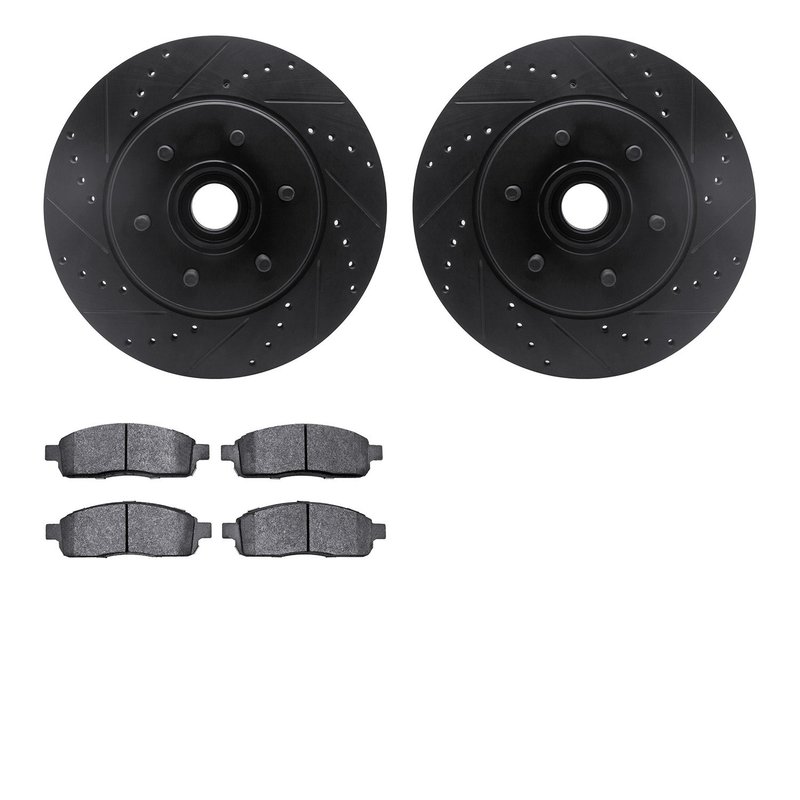 Dynamite Friction 8402-54070 Disc Brake Kit - Front