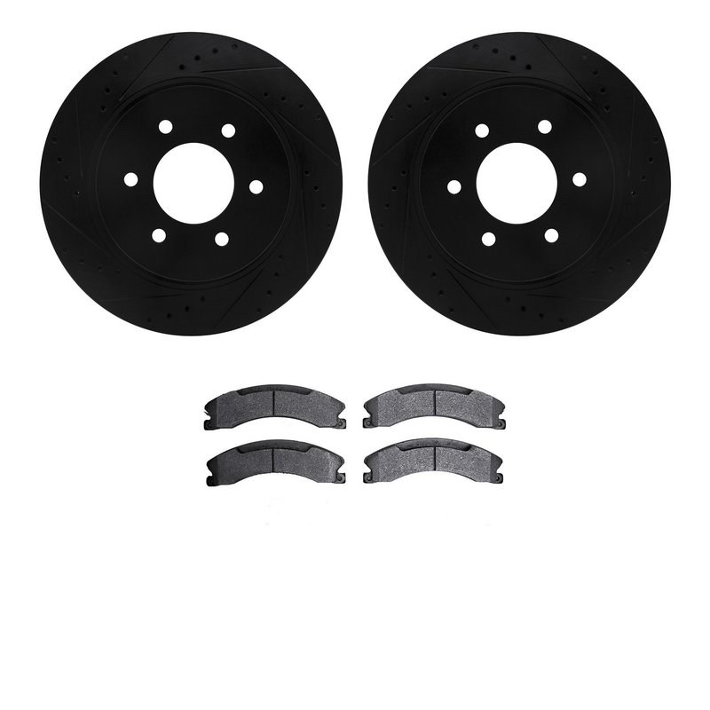Dynamite Friction 8402-67008 Disc Brake Kit - Front