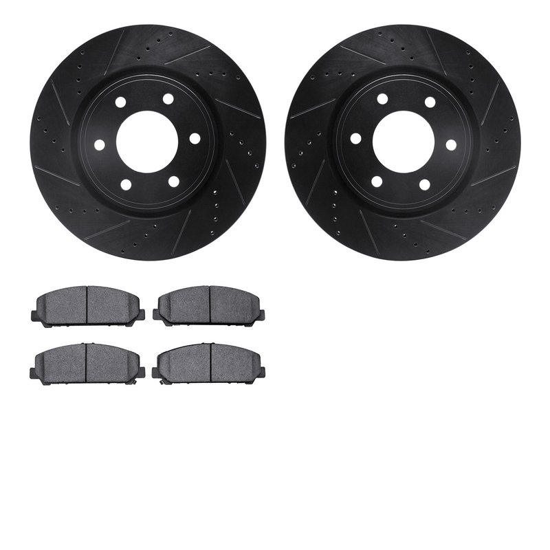 Dynamite Friction 8402-68001 Disc Brake Kit - Front
