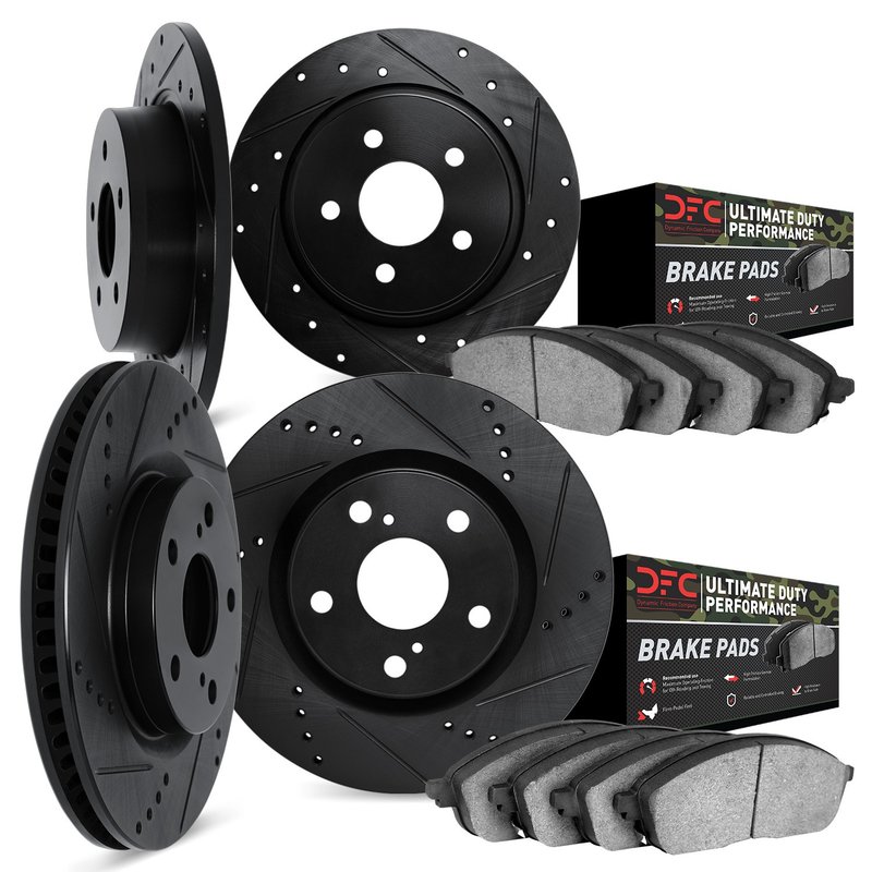 Dynamite Friction 8404-42015 Disc Brake Kit - Front and Rear