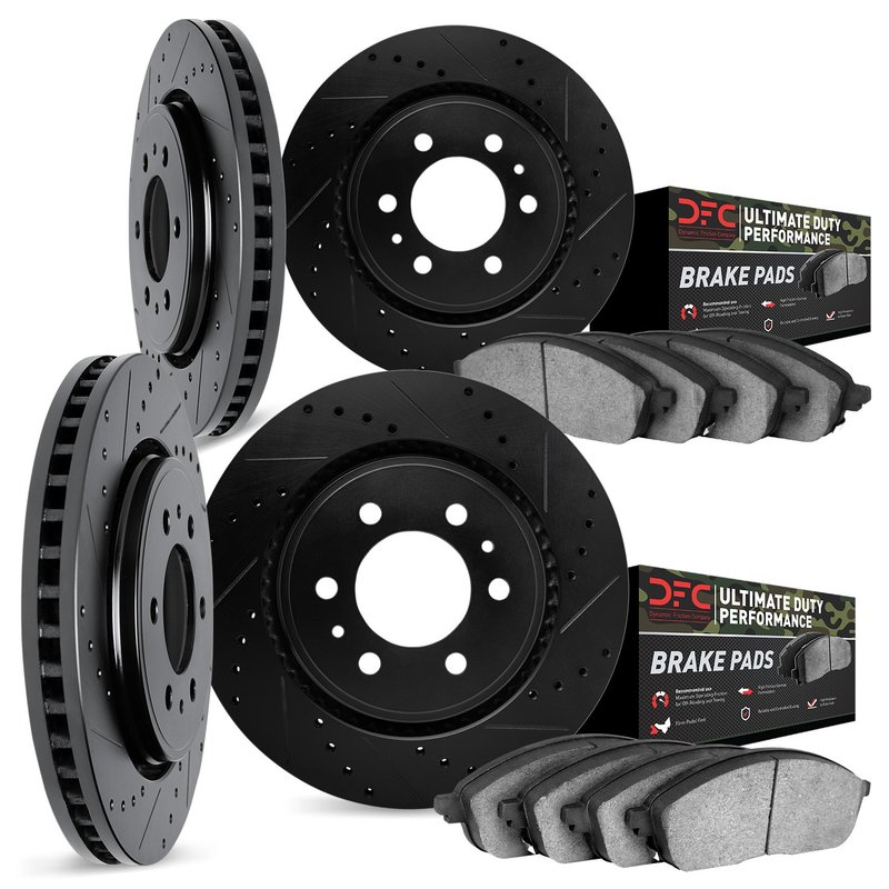 Dynamite Friction 8404-48022 Disc Brake Kit - Front and Rear