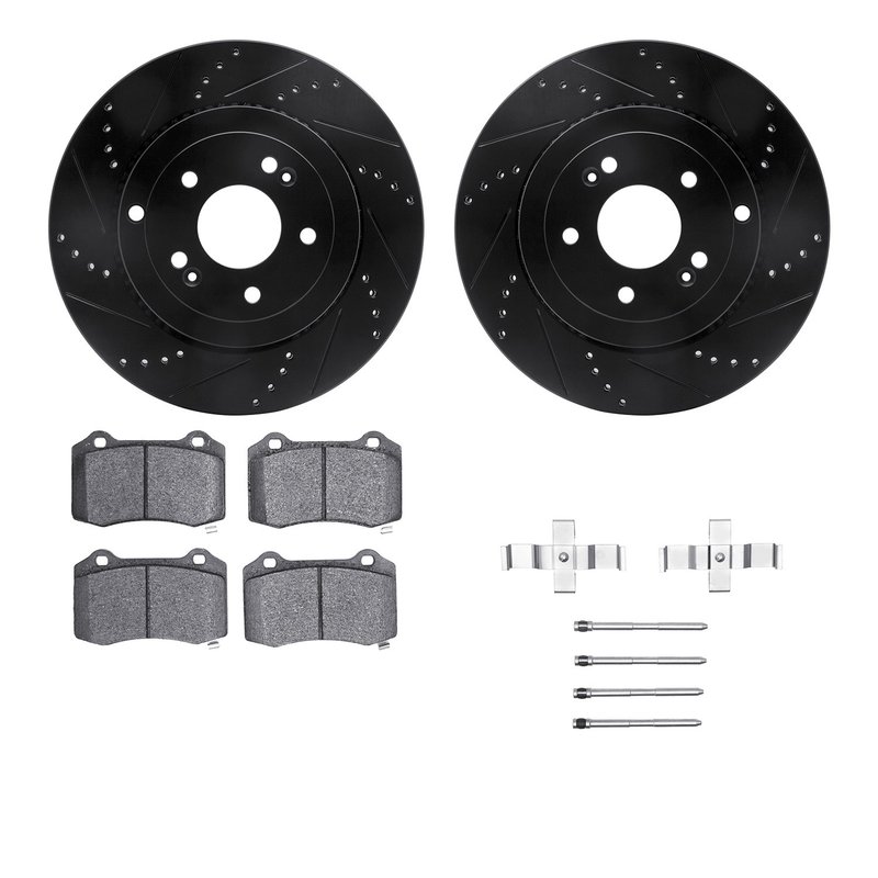 Dynamite Friction 8412-03001 Disc Brake Kit - Rear