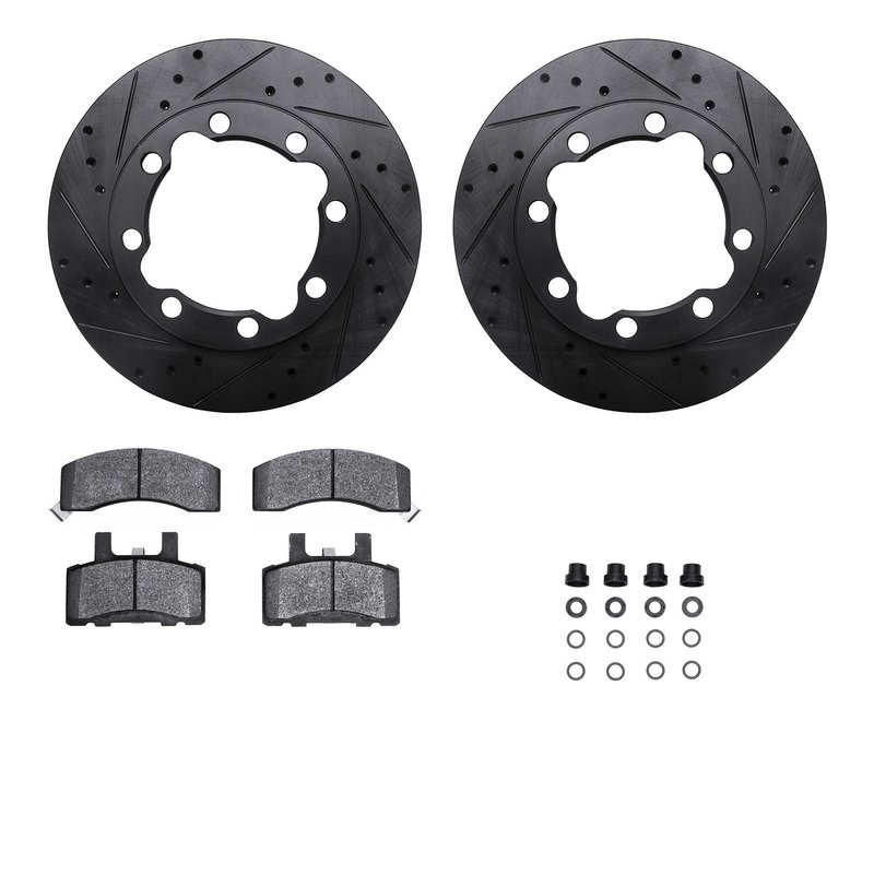 Dynamite Friction 8412-40001 Disc Brake Kit - Front