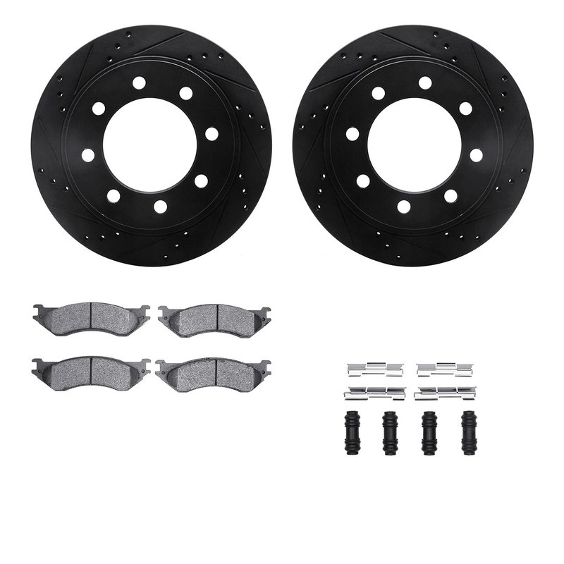 Dynamite Friction 8412-40017 Disc Brake Kit - Rear