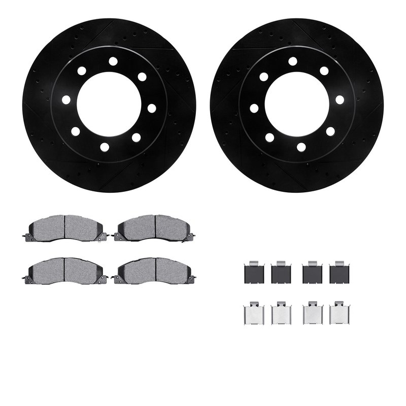 Dynamite Friction 8412-40021 Disc Brake Kit - Front