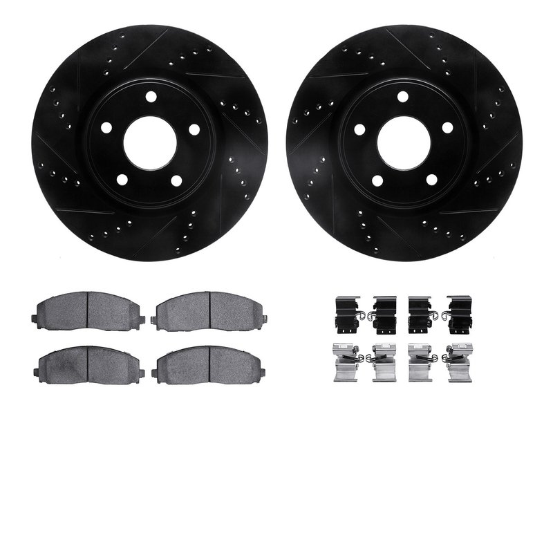 Dynamite Friction 8412-40022 Disc Brake Kit - Front