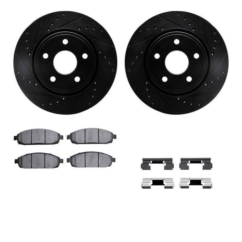 Dynamite Friction 8412-42001 Disc Brake Kit - Front