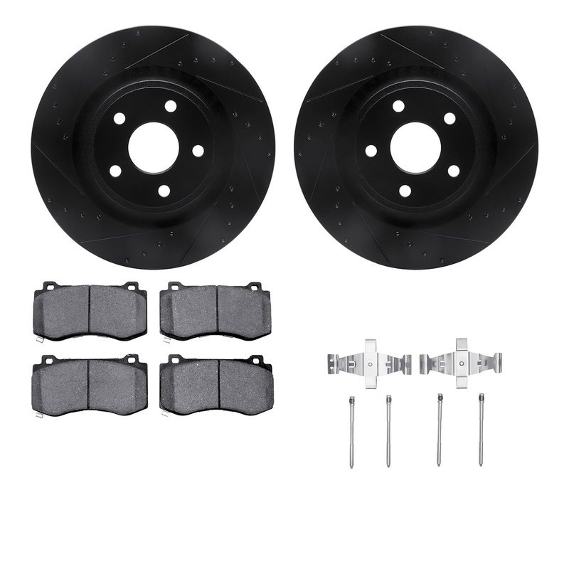 Dynamite Friction 8412-42003 Disc Brake Kit - Front