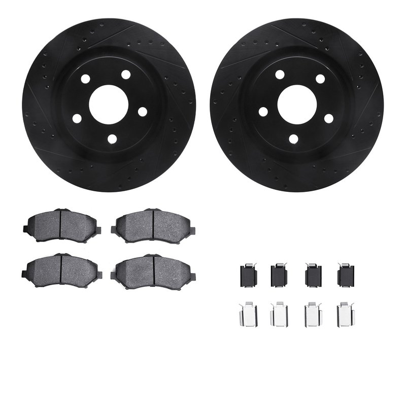 Dynamite Friction 8412-42043 Disc Brake Kit - Front