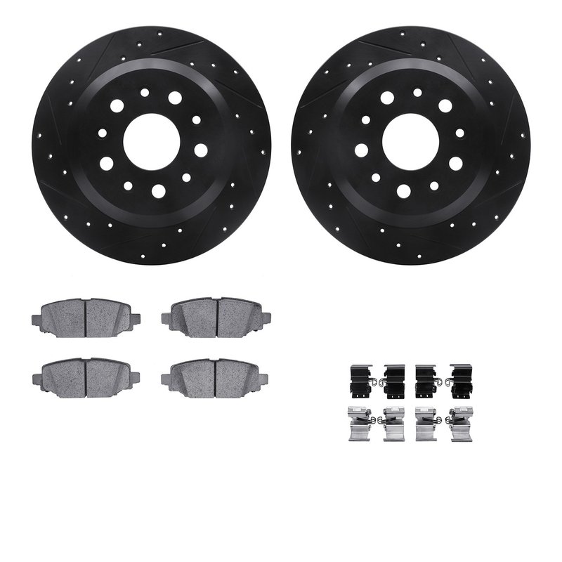 Dynamite Friction 8412-42046 Disc Brake Kit - Rear