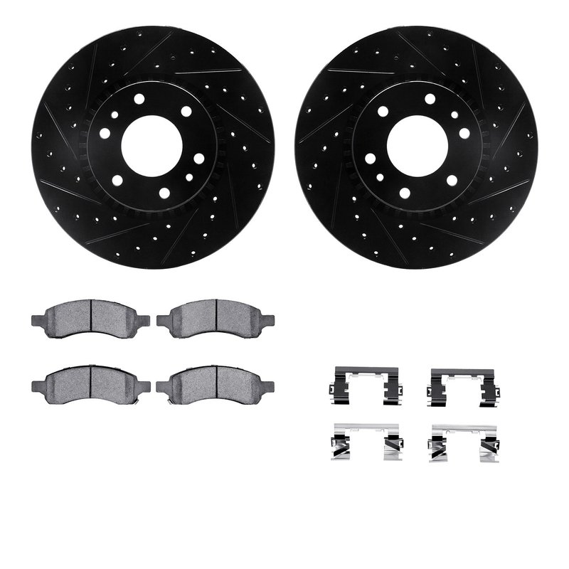 Dynamite Friction 8412-48031 Disc Brake Kit - Front