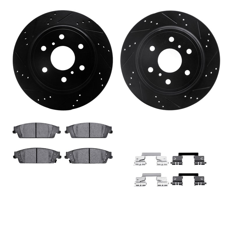 Dynamic Friction 8412-48040 Disc Brake Kit - Rear