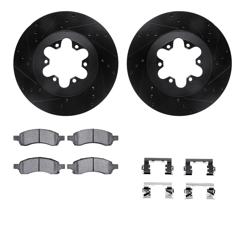 Dynamite Friction 8412-48042 Disc Brake Kit - Front