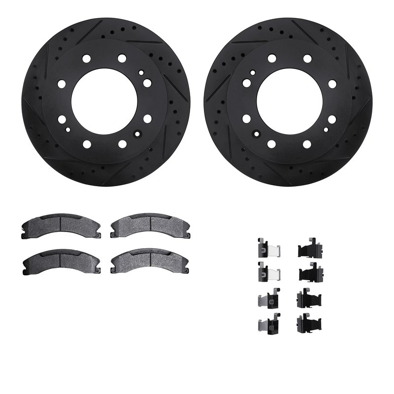 Dynamite Friction 8412-48043 Disc Brake Kit - Front