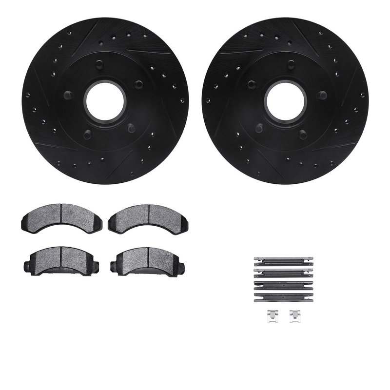 Dynamite Friction 8412-54012 Disc Brake Kit - Front