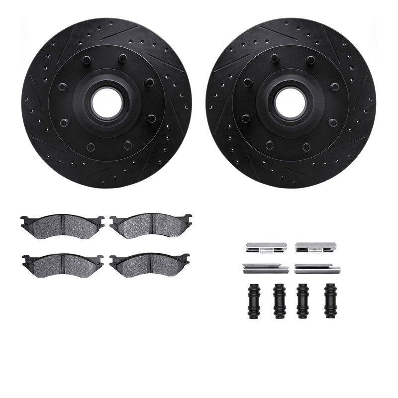 Dynamite Friction 8412-54025 Disc Brake Kit - Front