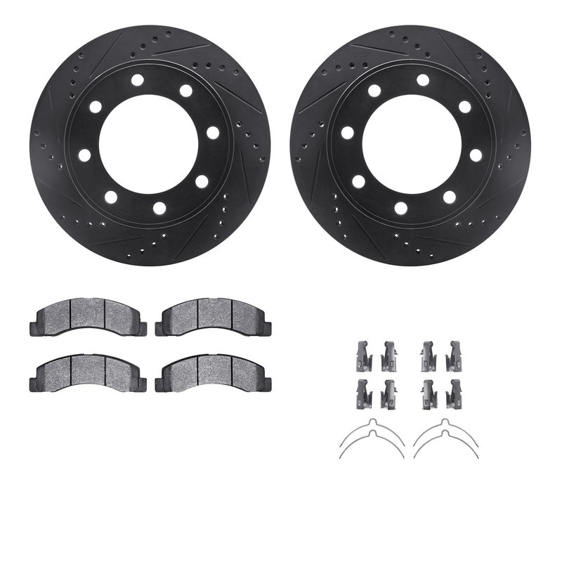 Dynamite Friction 8412-54062 Disc Brake Kit - Front