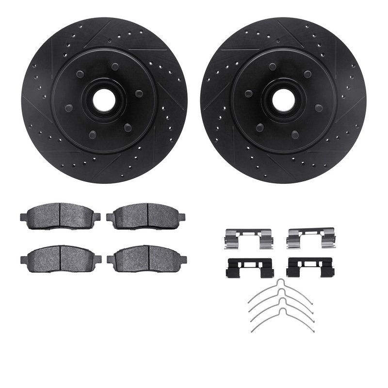 Dynamite Friction 8412-54071 Disc Brake Kit - Front