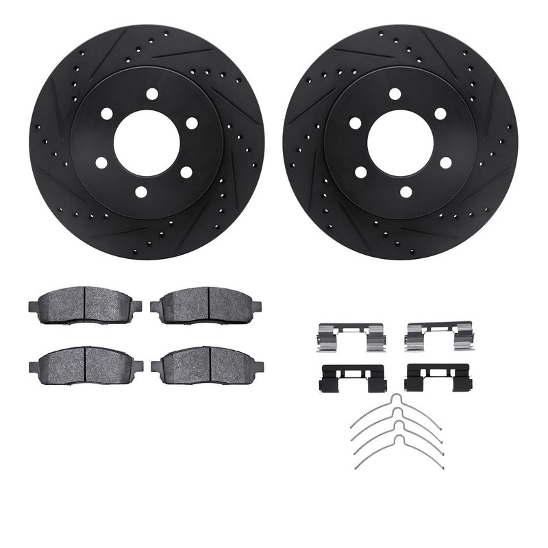 Dynamite Friction 8412-54073 Disc Brake Kit - Front