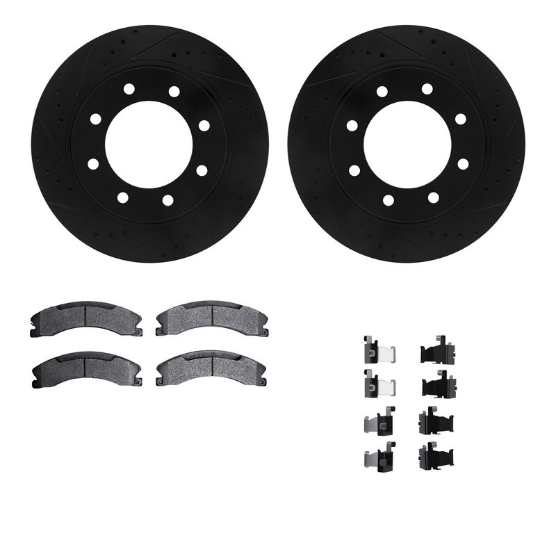 Dynamite Friction 8412-67007 Disc Brake Kit - Front