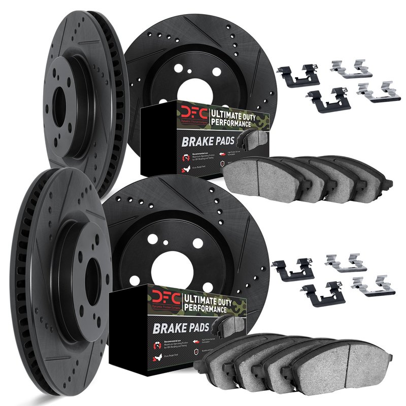 Dynamite Friction 8414-42002 Disc Brake Kit - Front and Rear
