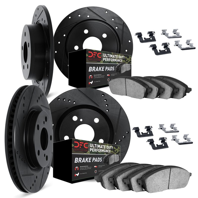 Dynamite Friction 8414-42015 Disc Brake Kit - Front and Rear
