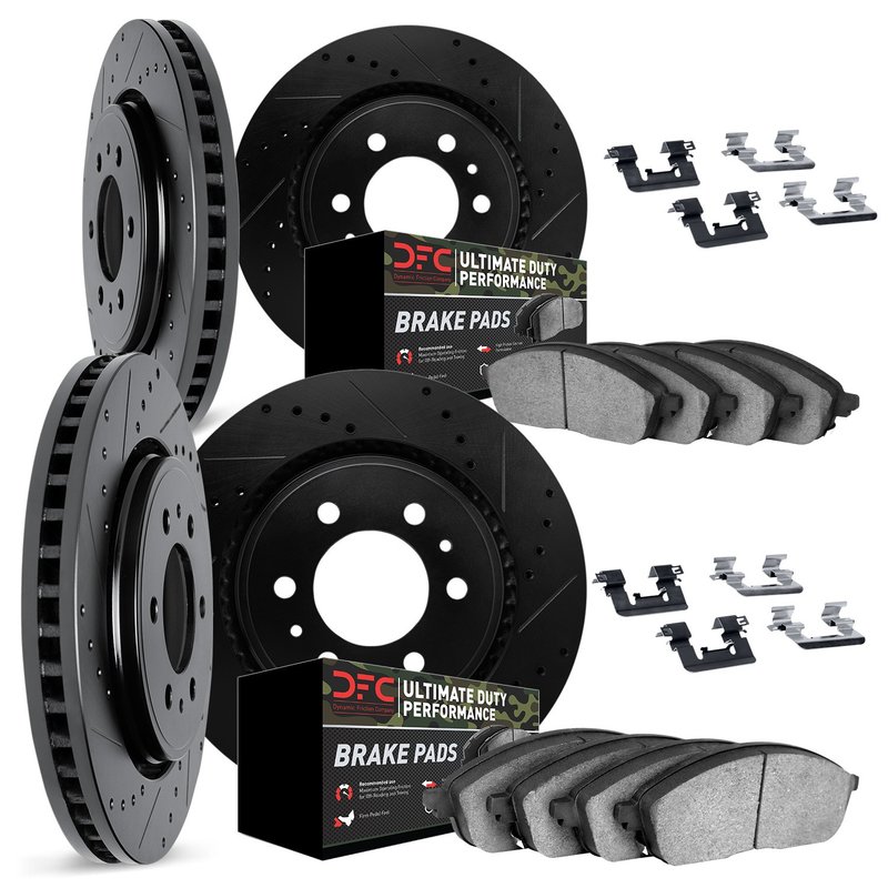 Dynamite Friction 8414-48023 Disc Brake Kit - Front and Rear