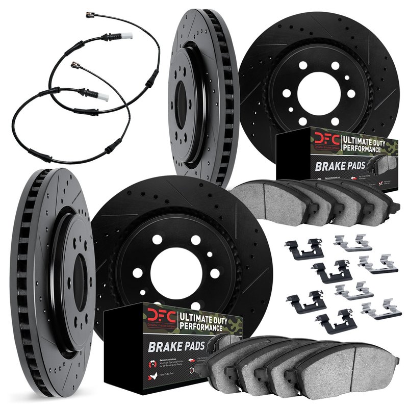 Dynamite Friction 8424-47001 Disc Brake Kit - Front and Rear