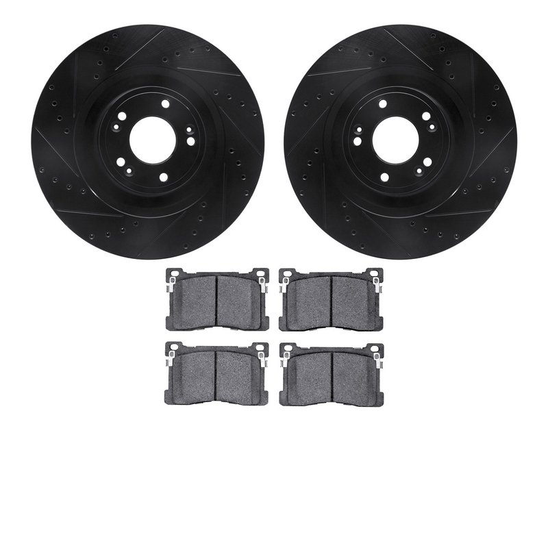 Dynamite Friction 8502-03070 Disc Brake Kit - Front